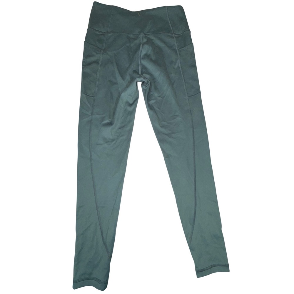 Victoria's Secret High Waisted Pocket Leggings Women 6 Teal Blue Stretch